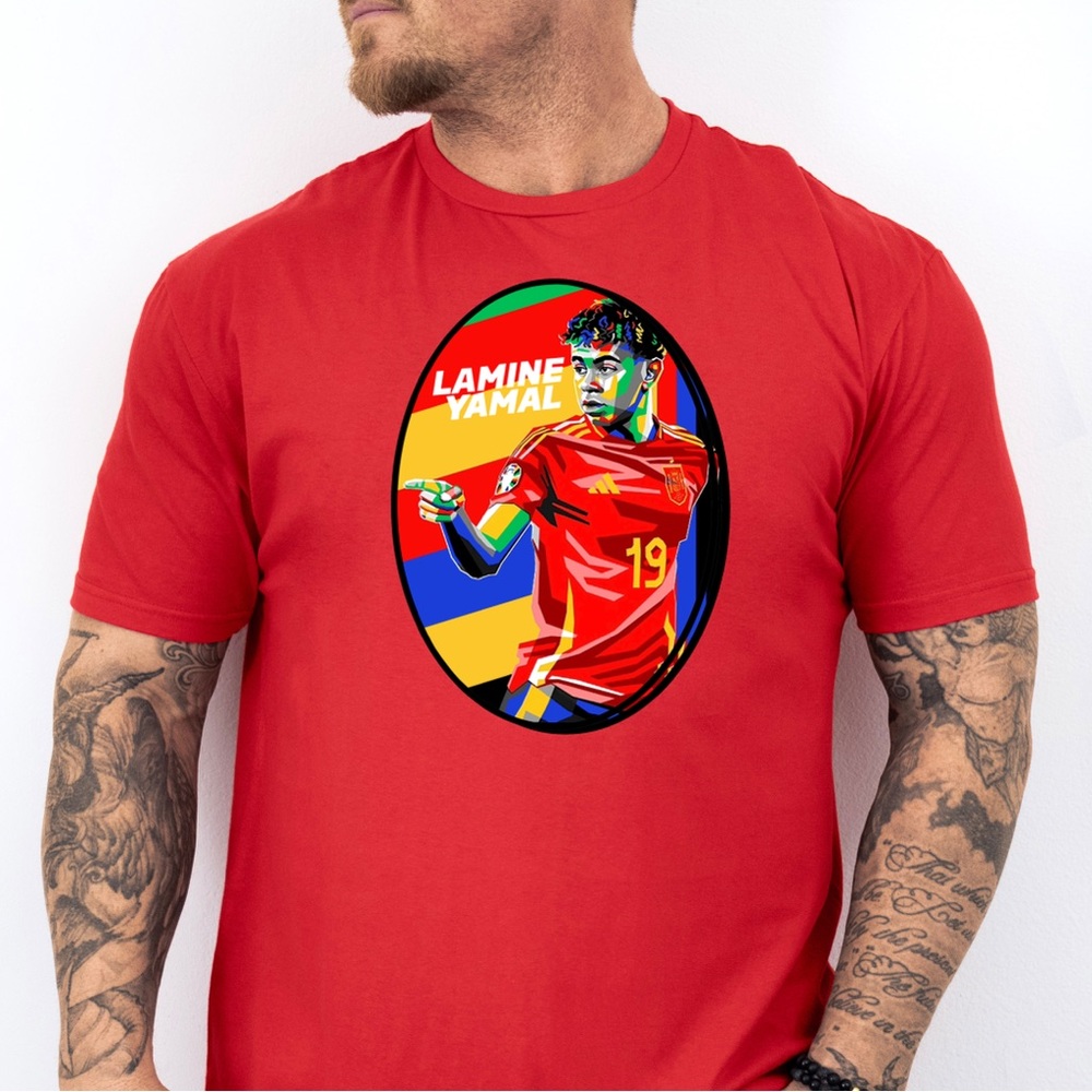 Lamine Yamal, Spanish World Cup Footballer T-Shirt | Adult & Kid sizes